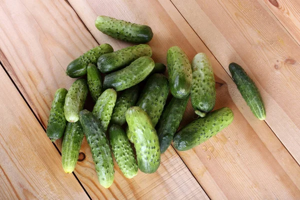 Cucumbers Table Country Style — Stock Photo, Image