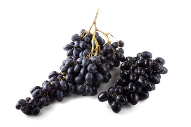Siyah üzüm kümesi.