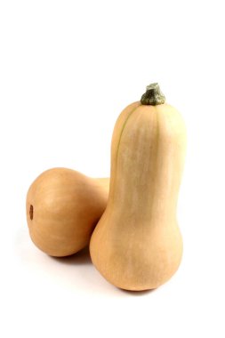 Beyaz bir arkaplanda kabak izole