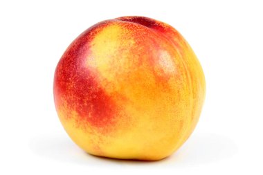nektarin meyveleri beyaz arkaplanda izole