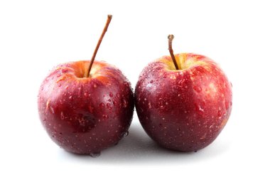 Taze olgun elmaları kapatın.