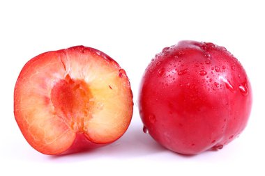 Olgun taze erikler. görünümü kapat