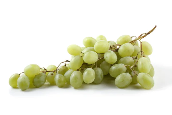 Uvas Maduras Aisladas Sobre Fondo Blanco — Foto de Stock