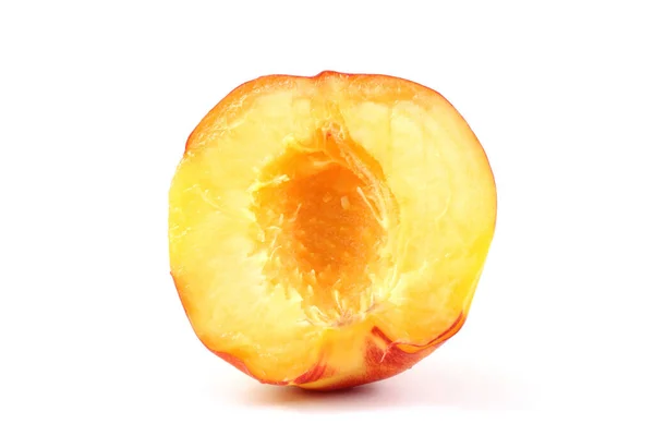 Nectarine Fruits Isolated White Background — Stock Photo, Image
