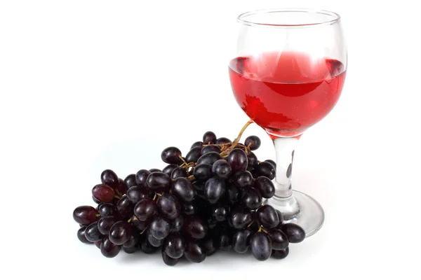 Grape Wine Isolated White — Stock Photo, Image