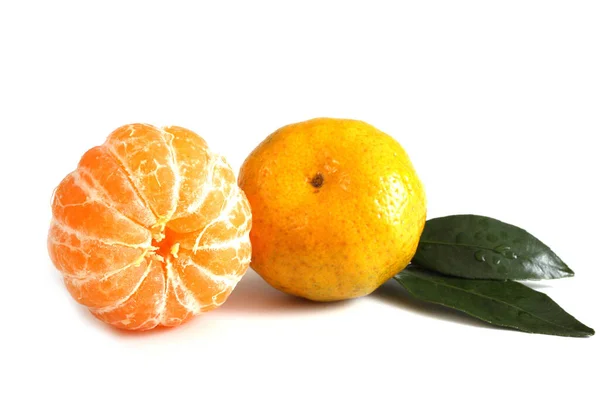 Montón Mandarinas Cerca — Foto de Stock