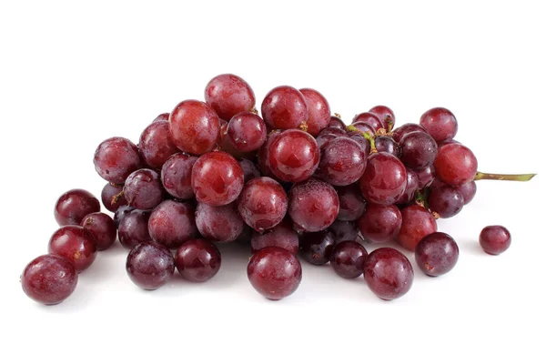 Fresh Ripe Grape Bunch Isolated White Background — Stock Photo, Image