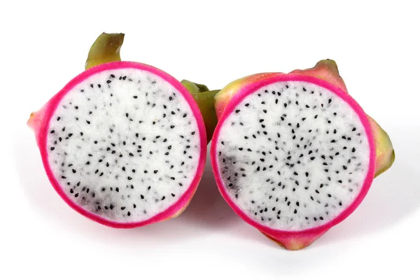 Pitahaya Drachenfrucht Isoliert Auf Weiß — Stockfoto