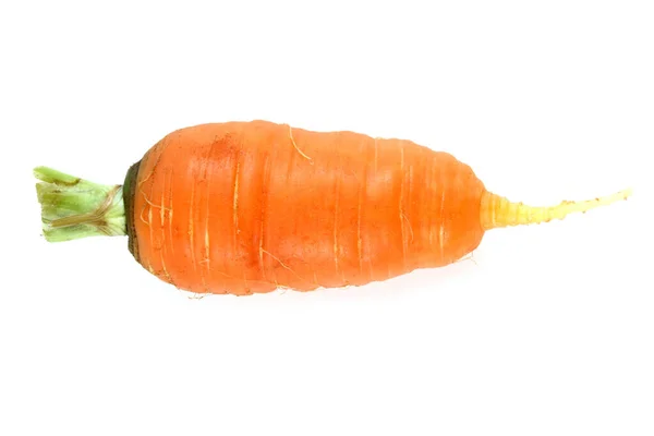 Морковь Изолированы Белом — стоковое фото