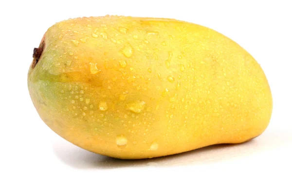 Zralé Mango Ovoce Izolované Bílém Pozadí — Stock fotografie
