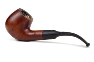 Çalı kökünden izole edilmiş sigara piposu (Erica arborea, ağaç fundalığı)