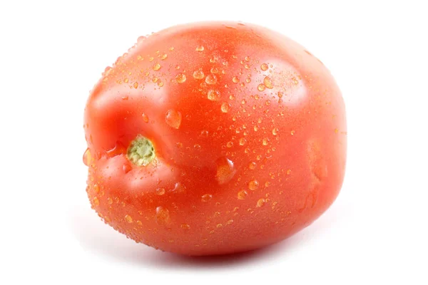 Leckere Reife Tomaten Auf Weißem Hintergrund — Stockfoto