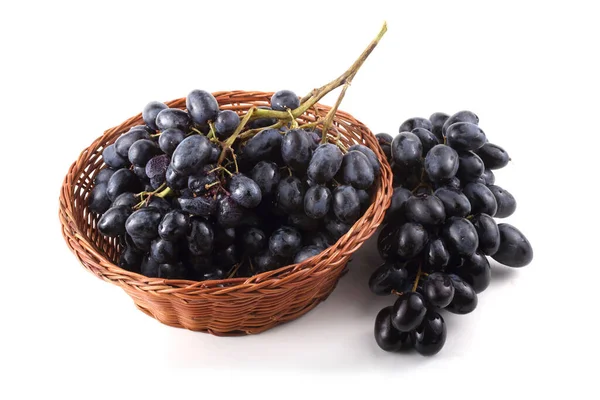 Black Grape Wicked Plate — Stock Photo, Image