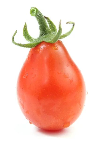 Leckere Reife Tomaten Auf Weißem Hintergrund — Stockfoto