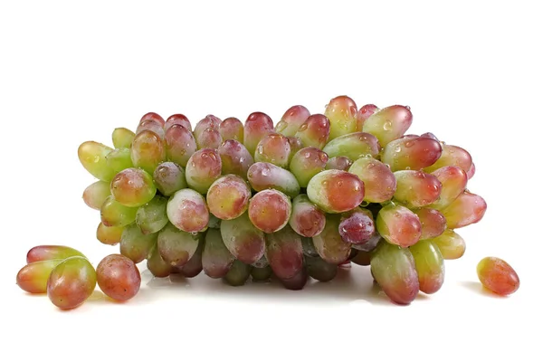 Fresh Ripe Grape Bunch Isolated White Background — Stock Photo, Image