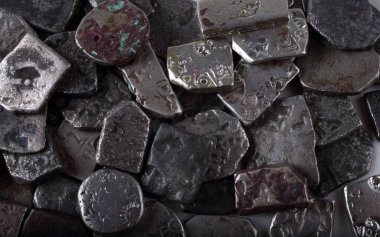 Eski Hint gümüş sikkeleri