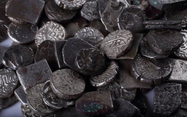 Eski Hint gümüş sikkeleri