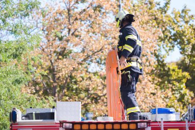 Bir afet müdahale itfaiye