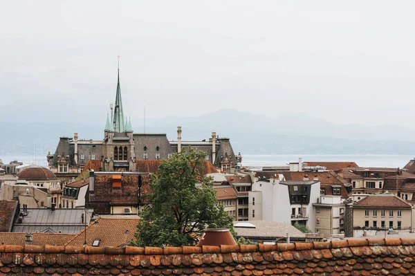 Old Town Lausanne Switzerland — Stock Photo, Image