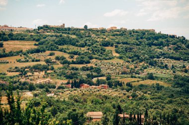 Güzel manzara Massa Marittima alanının, Grosseto eyaletinde, Toskana, İtalya