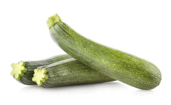 Fresh Zucchini Isolated White Background — Stock Photo, Image