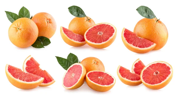 Beyaz arka plan üzerinde izole greyfurt 6 resim