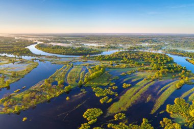 Nehir Prypiac' (Beyaz Rusya) bahar