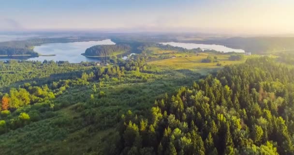 Bellissimo Lago Mattino — Video Stock