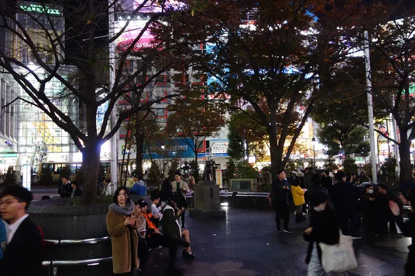 Pemandangan malam kota Tokyo. — Stok Foto