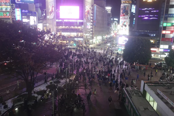 Pemandangan malam kota Tokyo. — Stok Foto