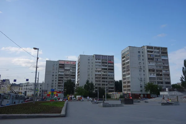 Ekaterinburg şehrinin manzarası