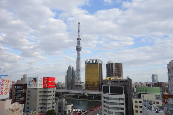 Widok na miasto Tokio — Zdjęcie stockowe