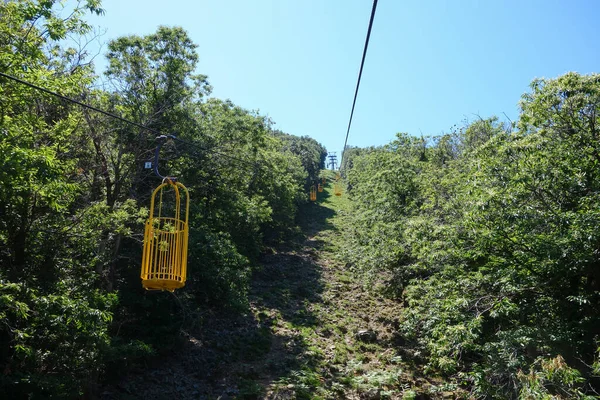 Monte Capanne Mountain Cable Car Elba Olaszország — Stock Fotó