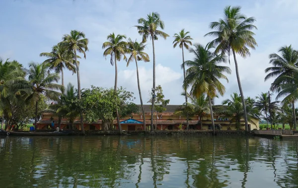 Kerala Inde Circa Octobre 2017 Réseau Lagunes Lacs Canaux Rivières — Photo