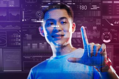 Pozitif dostum dokunmatik ekranın kullanılması