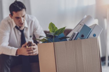 Seçici odak bir kutusunun özel ait ile