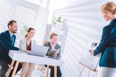 Mutluluk pozitif meslektaşları patronları için dinleme