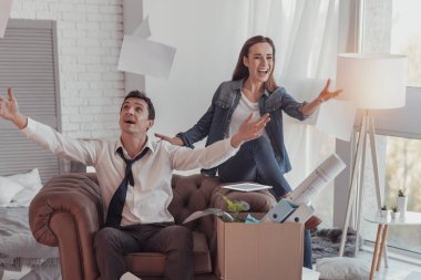 Eğlence ifade pozitif iş arkadaşları