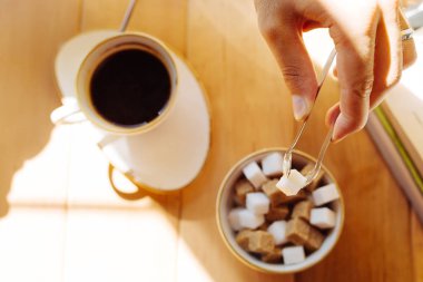Maşabir şeker parçasıüst görünümü