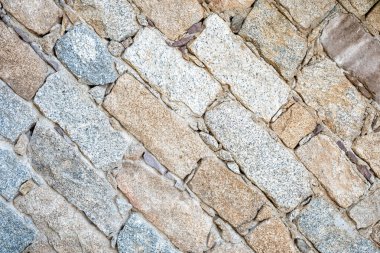 Düzensiz bir taş duvarın dokusu. Arka plan.