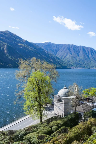 Pohled Zahrady Villa Carlotta Jezero Como Itálie — Stock fotografie