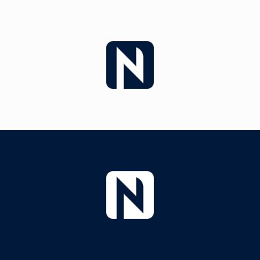 n harfi logosu, yaratıcı logo ilhamı, modern logo şablonu, element logosu, konsept logo vektörü.