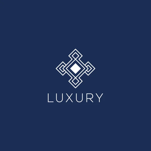 Luksusowe Logo Abstrakcyjne Ozdoby Elementy Logo Innowacyjne Projekty Logo Koncepcyjnego — Wektor stockowy