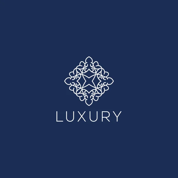 Luxe Logo Abstracte Ornamenten Logo Elementen Innovatieve Concept Logo Ontwerpen — Stockvector