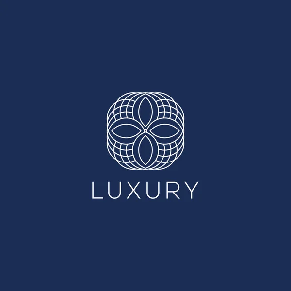 Luxe Logo Abstracte Ornamenten Logo Elementen Innovatieve Concept Logo Ontwerpen — Stockvector