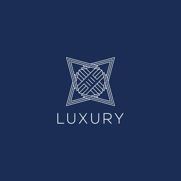 Logos Luxe Ornements Abstraits Éléments Logo Conceptions Logo Concept Innovant — Image vectorielle