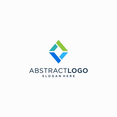 soyut iş logosu, simge vektör tasarım unsuru, modern şirket logosu.
