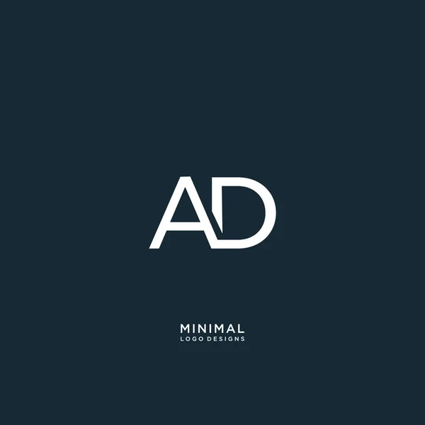 Letra Inicial Diseño Innovador Logotipo Monograma — Archivo Imágenes Vectoriales
