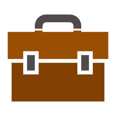 İş Portföy illüstrasyon, office bavul - evrak simgesini.