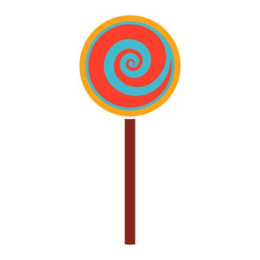 şeker, gıda şeker illüstrasyon izole - tatlı snack vektör, tatlı yiyin.